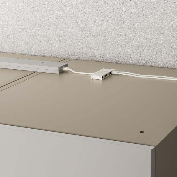 ÖVERSIDAN Baguette lumin LED armoire av capt, intensité lumineuse réglable beige, 46 cm