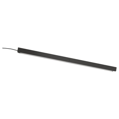 ÖVERSIDAN Baguette lumin LED armoire av capt, intensité lumineuse réglable gris foncé, 71 cm