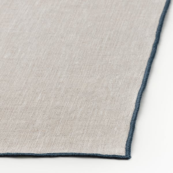 OMBONAD Nappe, écru/beige, 150x250 cm