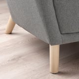OSKARSHAMN Fauteuil à oreilles, Tibbleby beige/gris
