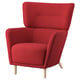 OSKARSHAMN Fauteuil à oreilles, Tonerud rouge
