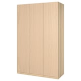 PAX / FORSAND Armoire-penderie, effet chêne blanchi/effet chêne blanchi, 150x60x236 cm