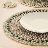 PENNFISK Set de table, naturel/jonc fait main, 37 cm