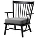 Option : PERSBOL Fauteuil, noir/Tibbleby beige/gris