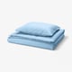 PILTANDVINGE Housse de couette et 1 taie, bleu clair, 150x200/50x60 cm