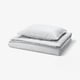PILTANDVINGE Housse de couette et 1 taie, gris, 150x200/50x60 cm