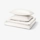 PILTANDVINGE Housse de couette et 2 taies, blanc, 240x220/50x60 cm