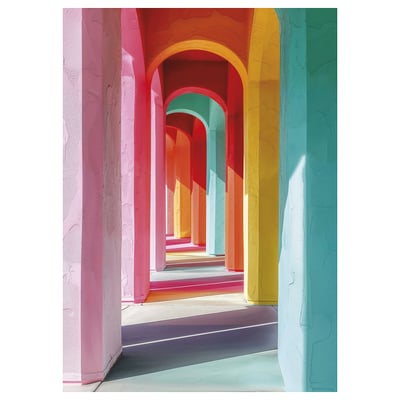 PJÄTTERYD Reproduction, couloir prismatique, 50x70 cm