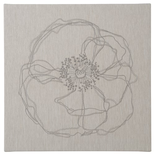 PJÄTTERYD Reproduction, croquis de fleurs, 56x56 cm