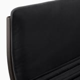 POÄNG Fauteuil avec repose-pieds, brun noir/Knisa noir