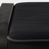 POÄNG Fauteuil avec repose-pieds, brun noir/Knisa noir