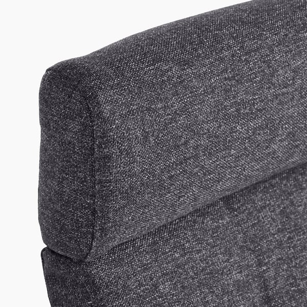 POÄNG Fauteuil avec repose-pieds, vert foncé/Gunnared gris foncé