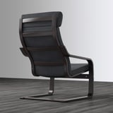 POÄNG Fauteuil, brun noir/Hillared anthracite