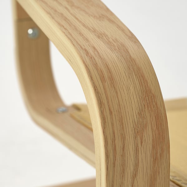 POÄNG Fauteuil, chêne/Kelinge bleu gris