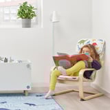 POÄNG Fauteuil enfant, plaqué bouleau/Medskog motif dinosaure