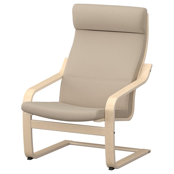 POÄNG Fauteuil, plaqué bouleau/Kelinge beige