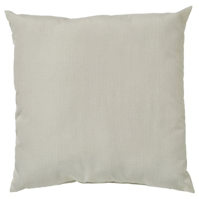 PROFETBLOMMA Coussin, beige clair, 40x40 cm