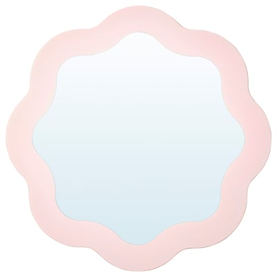 PRUNKHALLON Miroir, rose clair, 40 cm