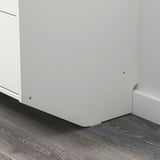 RACKNÄS Commode 3 tiroirs, blanc/fixation murale, 69x78 cm