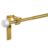 RÄCKA Tringle à rideau, couleur laiton, 70-120 cm