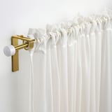 RÄCKA Tringle à rideau, couleur laiton, 70-120 cm