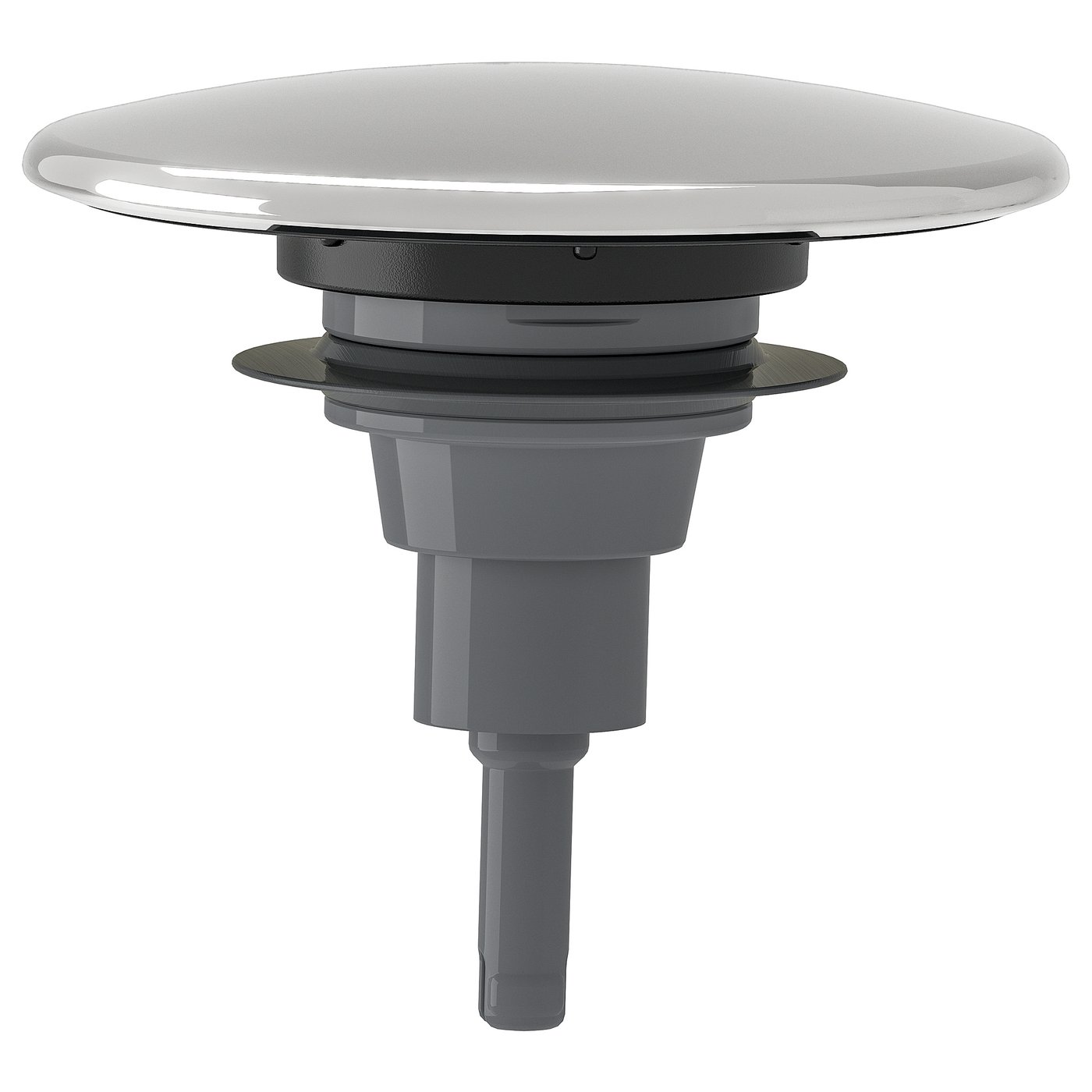Bonde De Lavabo à Ressort Clac - Diamètre 38 Mm, Laiton Chromé - Pièce De Rechange Universelle Pour Salle De Bain