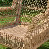 RISHOLMEN Fauteuil à oreilles, int/ext, brun