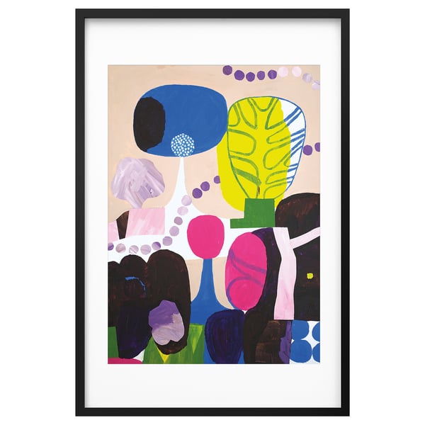 RÖDALM Cadre poster, collines et arbres, 61x91 cm