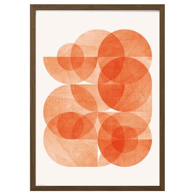 RÖDALM Cadre poster, formes abstraites XII, 50x70 cm