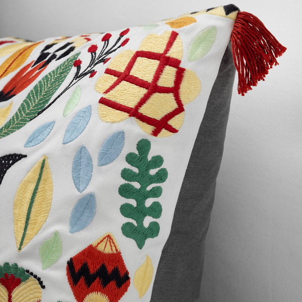 RÖDARV Coussin, multicolore, 40x65 cm