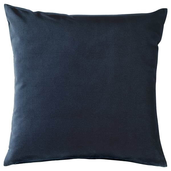 SANELA Housse de coussin, bleu foncé, 50x50 cm