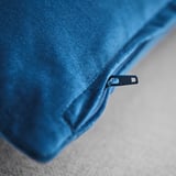 SANELA Housse de coussin, bleu, 40x58 cm