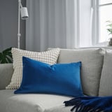 SANELA Housse de coussin, bleu, 40x58 cm