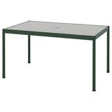 SEGERÖN Table, extérieur, vert foncé/gris clair, 91x147 cm