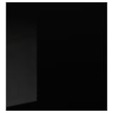 SELSVIKEN Porte, brillant noir, 60x64 cm