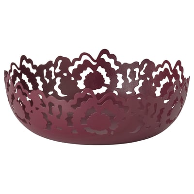 SILKESTRÄD Coupe décorative, brun-rouge, 18 cm