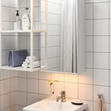 SILVERGLANS Baguette lumin LED salle de bain, intensité lumineuse réglable blanc, 40 cm