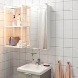 SILVERGLANS Baguette lumin LED salle de bain, intensité lumineuse réglable blanc, 40 cm