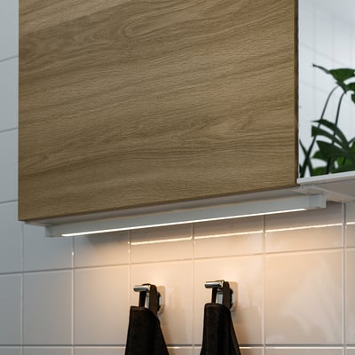 SILVERGLANS Baguette lumin LED salle de bain, intensité lumineuse réglable blanc, 60 cm