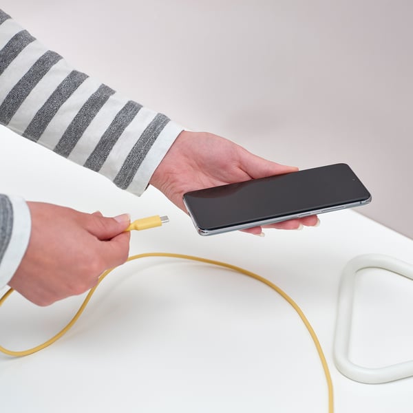 SITTBRUNN USB-A vers USB-C, jaune clair, 1 m