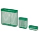 Option : SKÅDIS Corbeille de rangement, lot de 3, vert