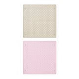 SKÅDIS Panneau perforé, beige/rose, 56x56 cm