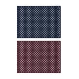 SKÅDIS Panneau perforé, double face/bleu gris foncé prune-rouge, 76x56 cm