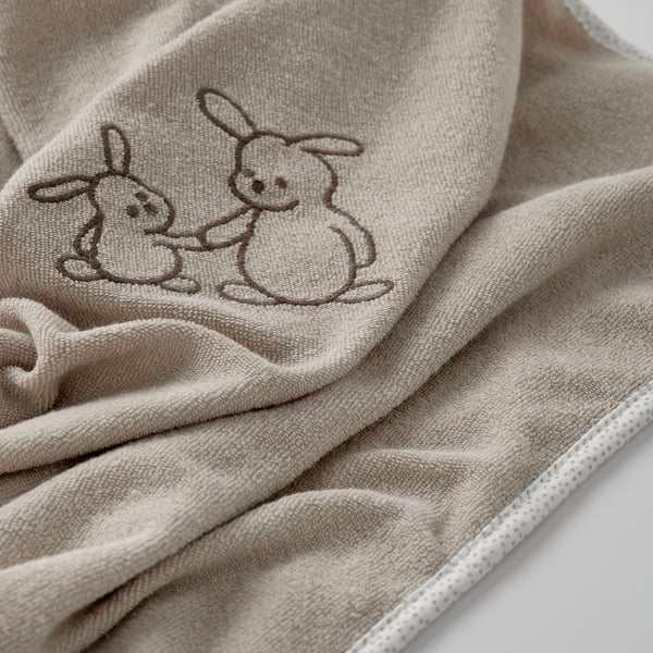 SKÖTSAM Matelas à langer avec housse, beige/tissu éponge, 53x80 cm