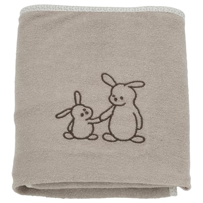 SKÖTSAM Protection pour matelas à langer, beige/tissu éponge, 53x83 cm