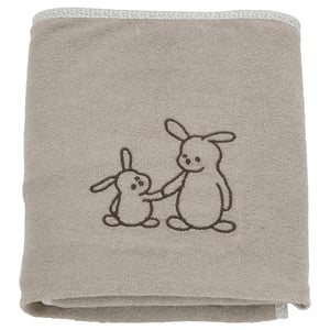 SKÖTSAM Protection pour matelas à langer, beige/tissu éponge, 53x83 cm