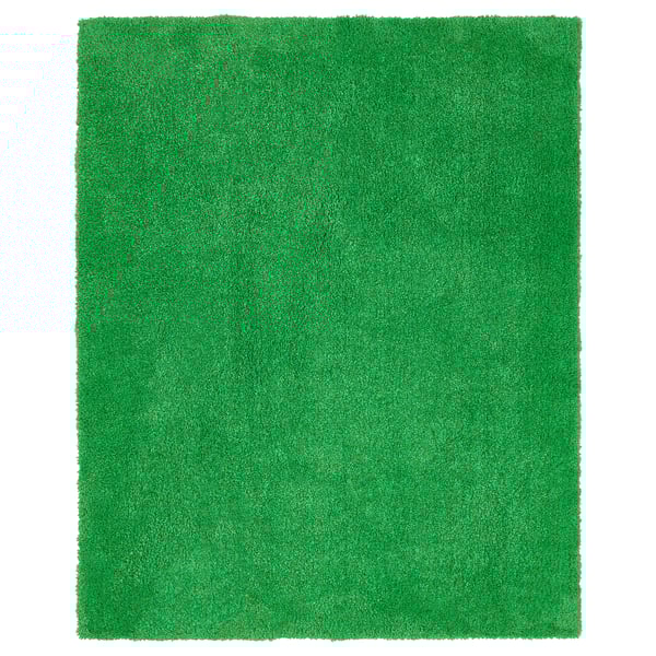 SKOGSDUVA Tapis, poils hauts, vert, 133x160 cm