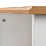 SKRUVBY Table basse, blanc, 60x60 cm