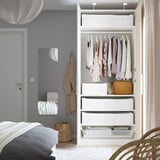 SKUBB Sac de rangement, blanc, 90x53x19 cm