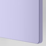 SMÅSTAD Lit mezzanine, blanc mauve/avec bureau avec 3 tiroirs, 90x200 cm